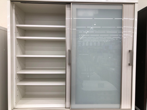 ニトリの2枚扉の食器棚を紹介します！！トレジャーファクトリーつくば店 ニトリ】トパーズ90 2枚扉食器棚のご紹介！｜2023年01月24日