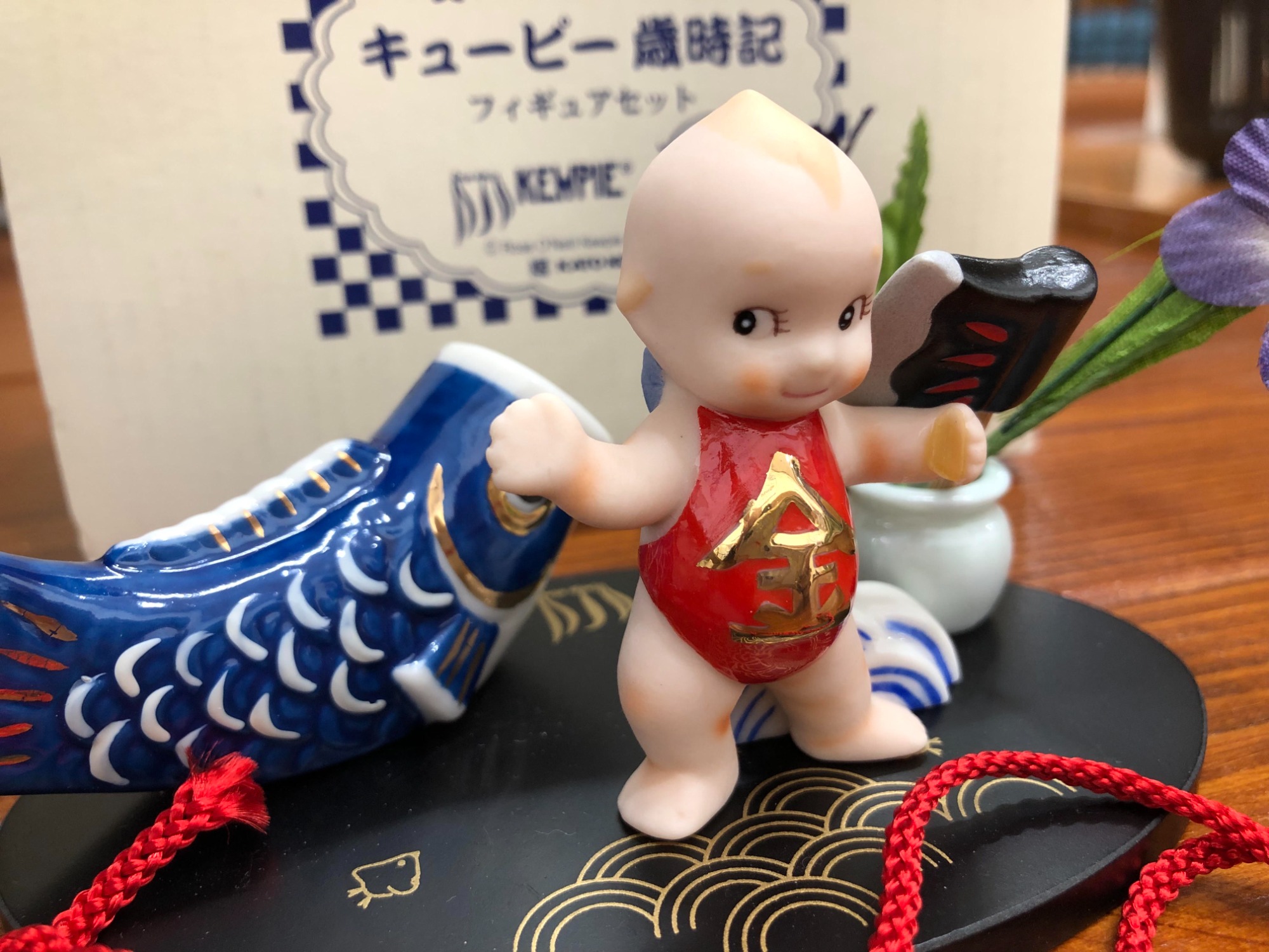 ローズオニール キューピー 歳時記 フィギュアセット 1月 ローズオニール キューピー 歳時記 フィギュアセット 1月 ローズ