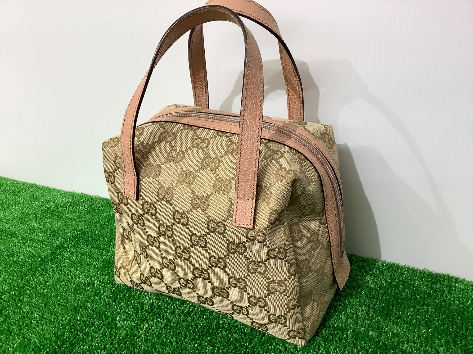 GUCCI ハンドバック 中古・古着通販】GUCCI (グッチ) ラブリー ミニボストンバッグ