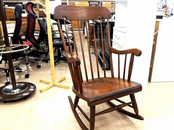 飛騨産業 キツツキ ロッキングチェア 飛騨産業 ロッキングチェア 穂高 キツツキマーク/HIDA Rocking