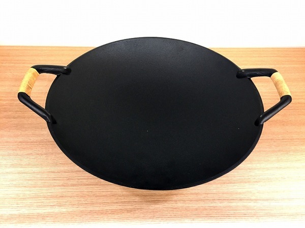 南部鉄器 盛栄堂 中華鍋 約32cm ちょーっと珍しめ！南部鉄器の中華鍋・・・2つ！｜2019年08月14日