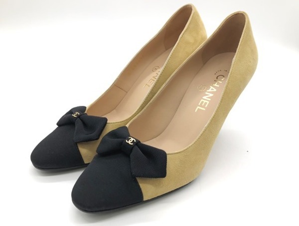 CHANEL パンプス　シャネル　リボン スマホで購入】CHANEL（シャネル）リボンパンプスが新入荷!!【福岡春日