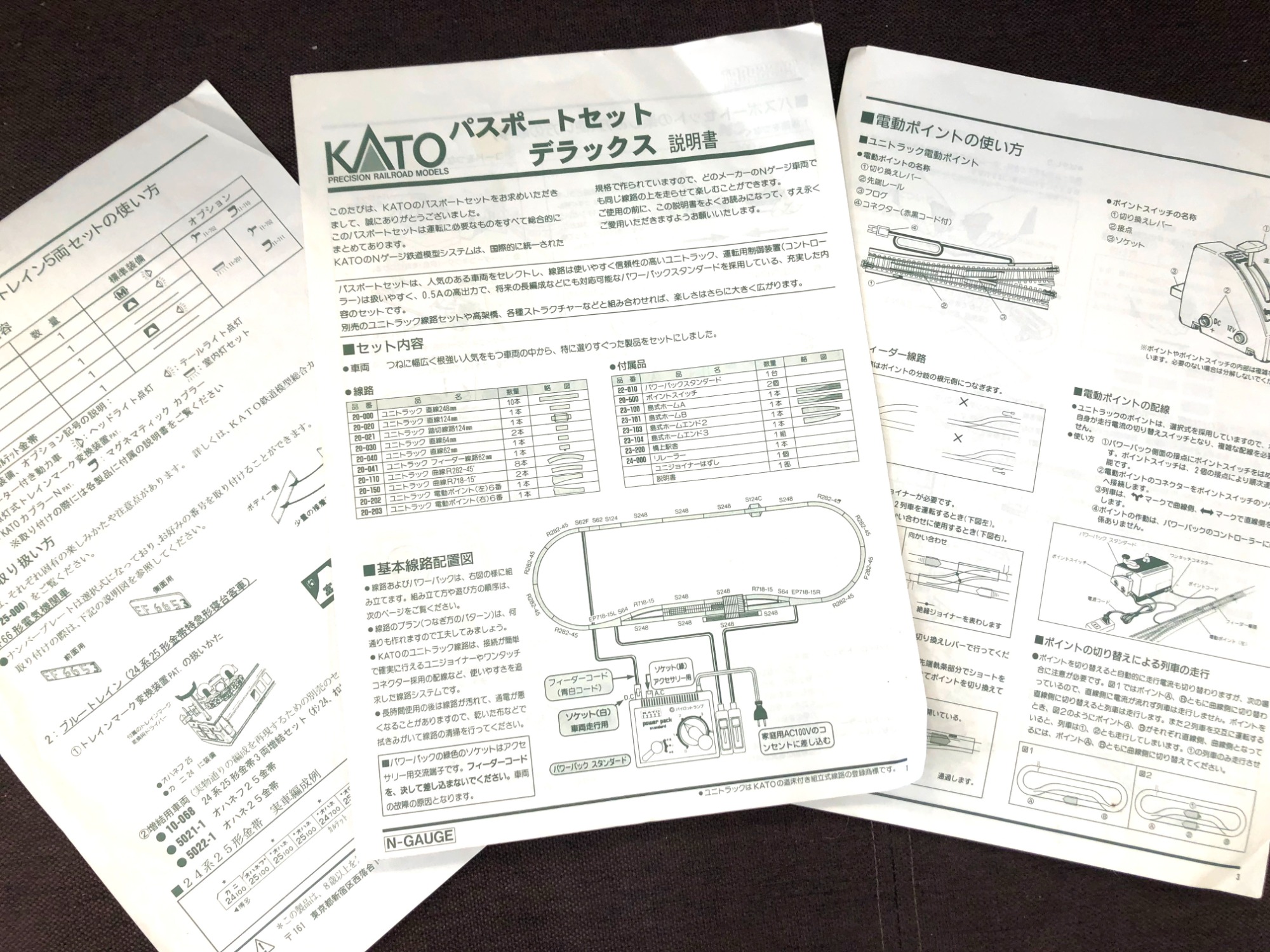 KATOのニュートータルセット・パスポートデラックスが入荷しま