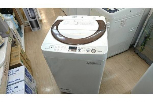 洗濯機のSHARP シャープ 中古家電 福岡