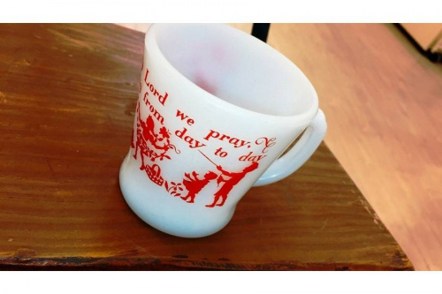 FIRE　KING　ファイヤーキング　買取のミルクグラス　買取　福岡