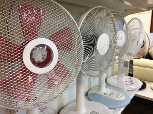 季節家電の扇風機