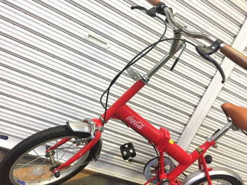 真っ赤でキレイ！コカコーラの折りたたみ自転車！｜2019年05月13
