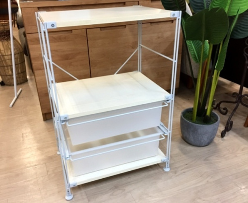 無印良品のユニットシェルフ
