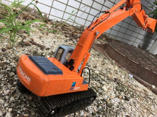 HITACHIのショベルカー EX200