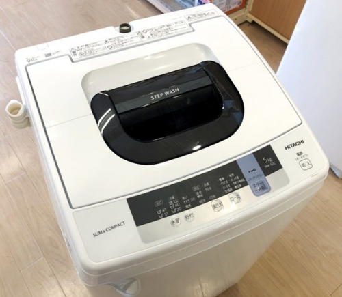 全自動洗濯機のHITACHI（ヒタチ）