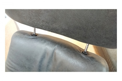 1人掛けソファーのグレー