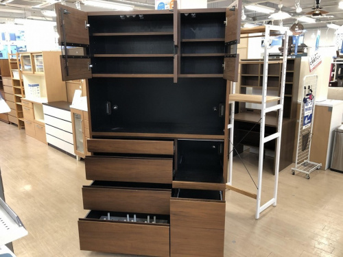 レンジボードの家具　買取　福岡