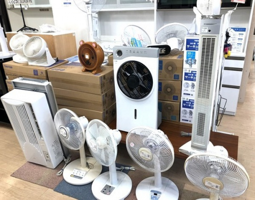 夏物家電の家電 買取 福岡