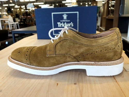 ジーンズのチップシューズ