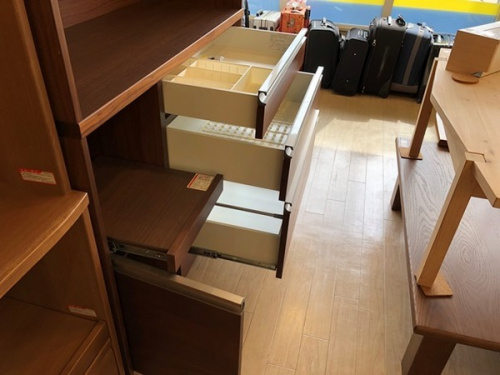 3枚扉レンジボードのシギヤマ家具