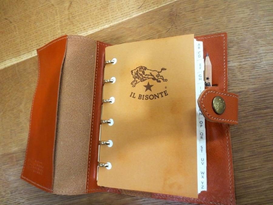 IL BISONTE(イルビゾンテ)のレザーシステム手帳入荷致しました！【横浜  