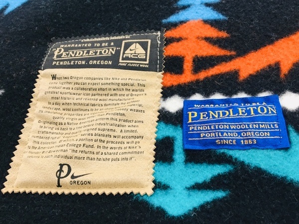 Pendleton x Nike ACG 大判ブランケット　ペンドルトン　ナイキ NIKE ACG×PENDLETONピュアウールブランケット買取入荷