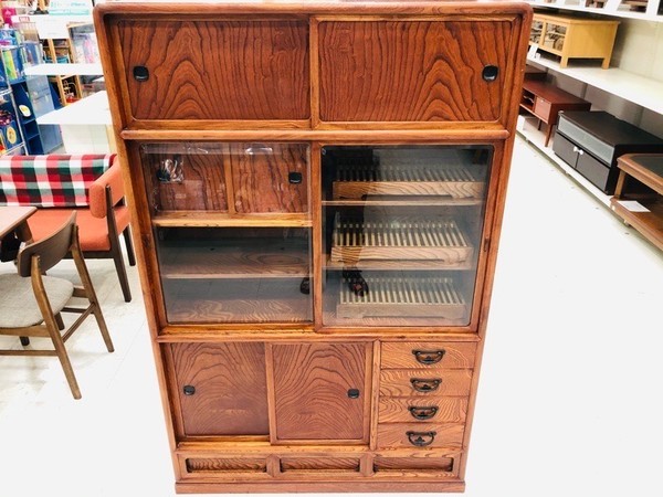 昭和レトロ和モダン茶箪笥が買取入荷致しました！【横浜青葉店】｜2020