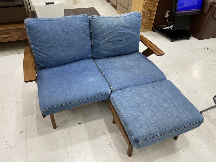 UNICO（ウニコ）のデニムカバーリングソファ2シーター【SWELLA】が買取