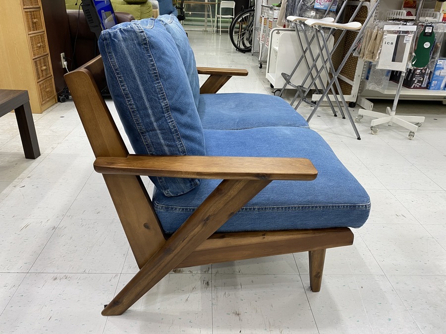 UNICO（ウニコ）のデニムカバーリングソファ2シーター【SWELLA】が買取