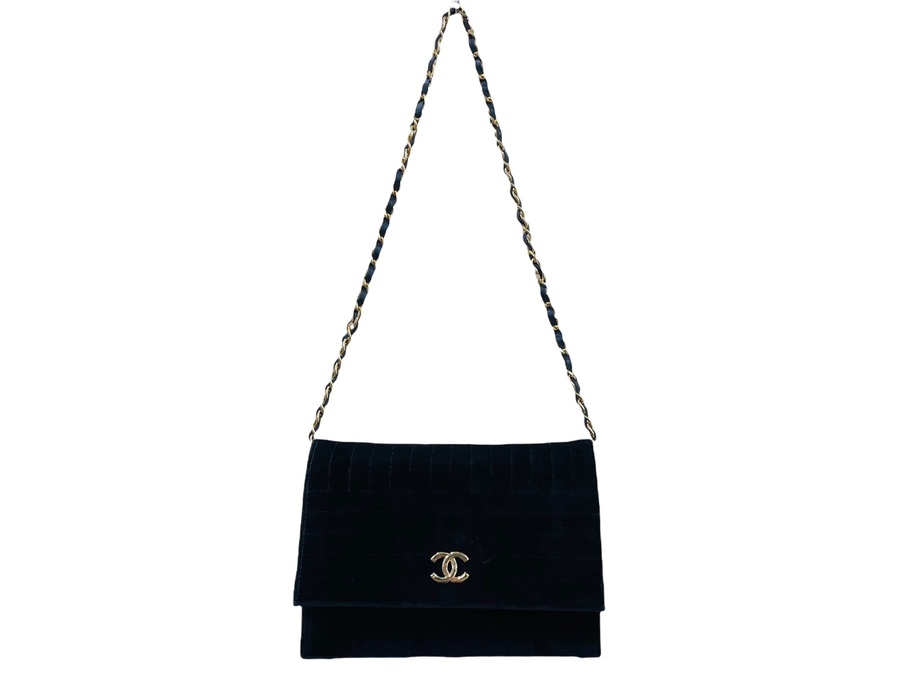 CHANELシャネル ベロアマドモアゼルチェーンショルダーバッグ CHANEL/シャネル】マドモアゼルチェーンショルダーバッグ買取入荷