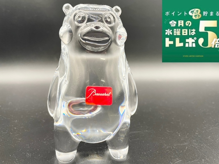 Baccarat（バカラ）の『くまモン』ガラスオブジェが買取入荷致し