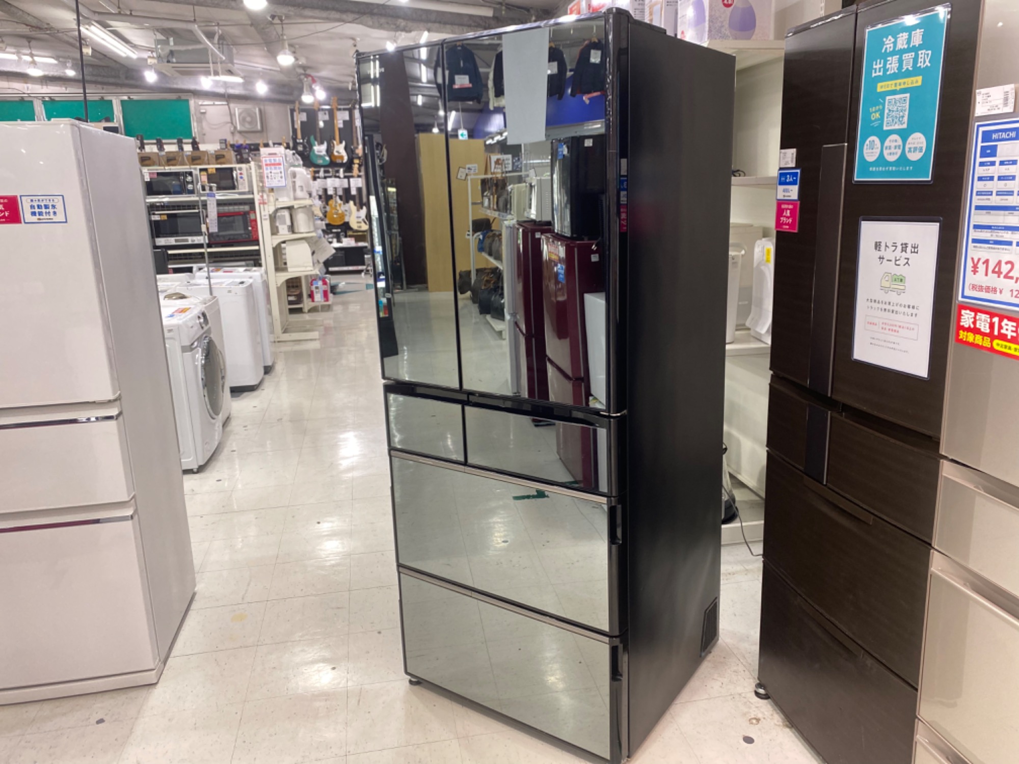 HITACHI(日立) 6ドア冷蔵庫 R-WX62J 2018年製が買取入荷致しました