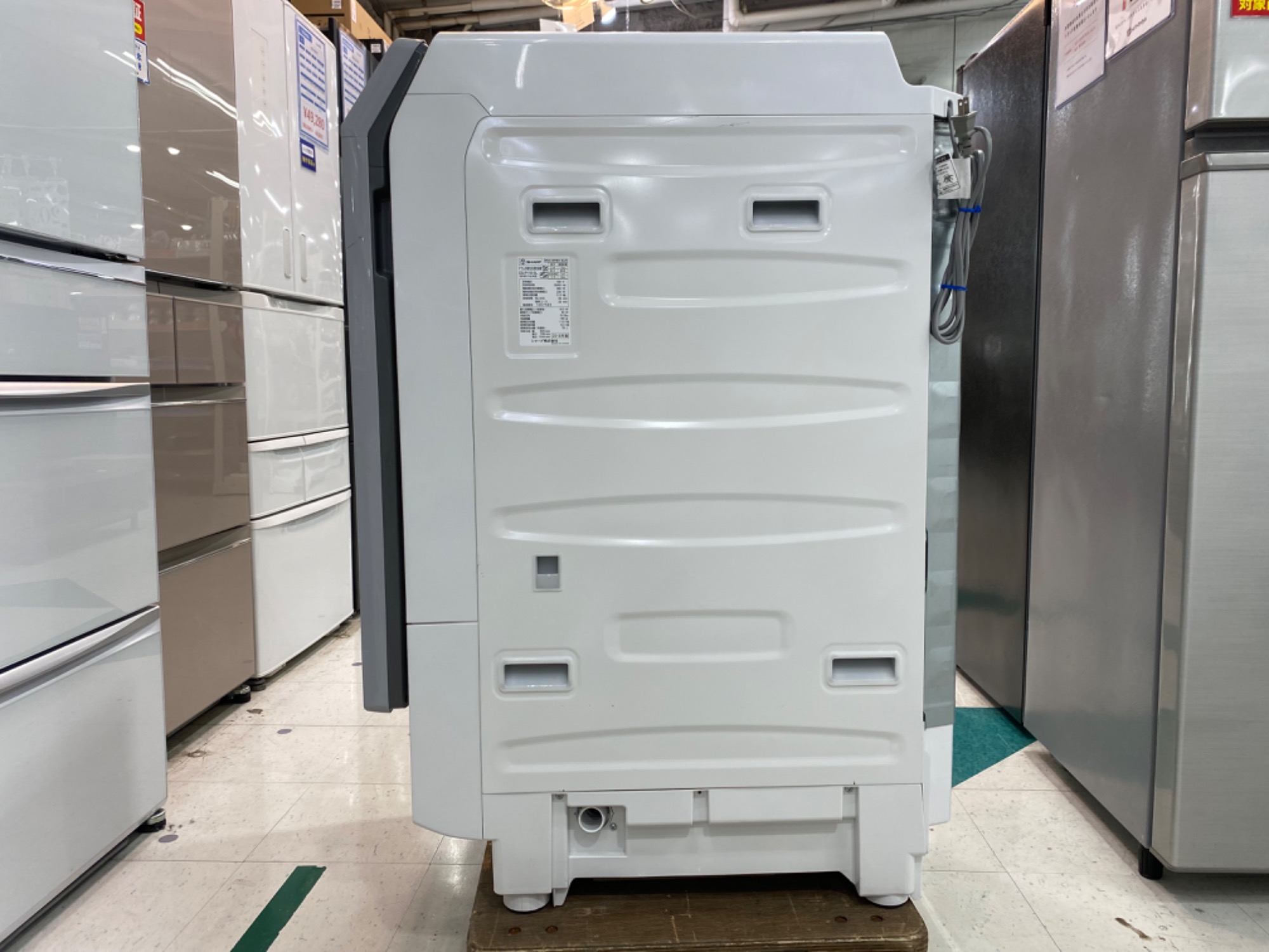 SHARP（シャープ）ドラム式洗濯乾燥機ES-P110-SL 2018年製が買取入荷