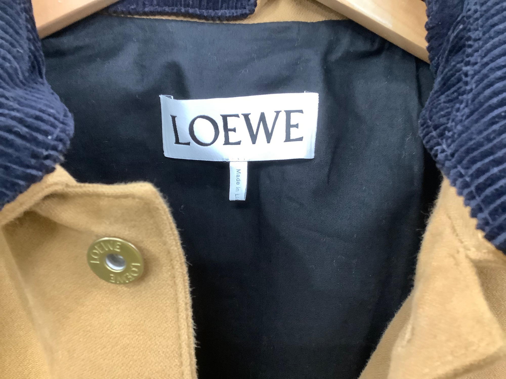 LOEWE(ロエベ) アナグラムレザーパッチジャケットが買取入荷致し