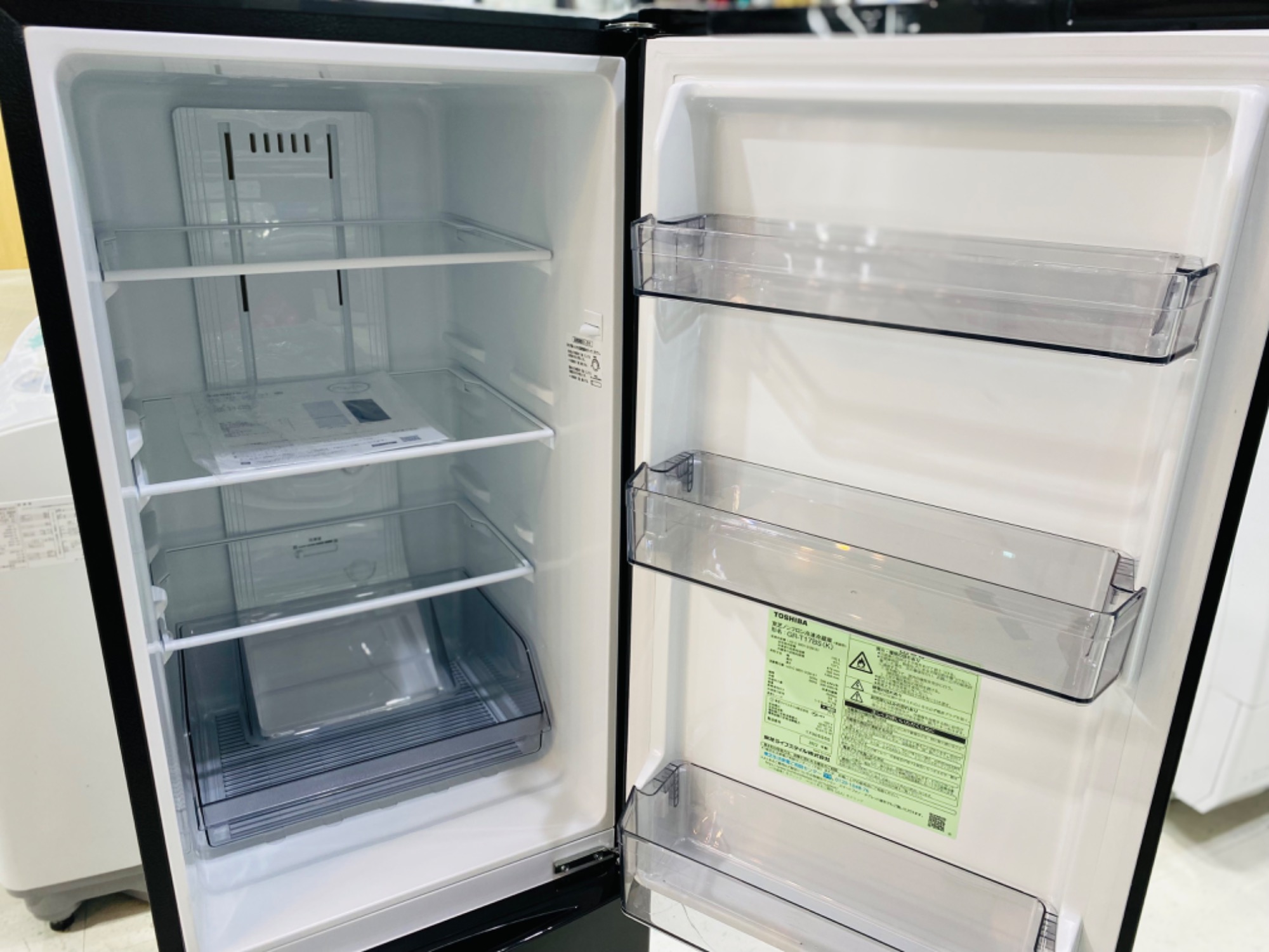 【軽トラ無料貸し出し】【TOSHIBA】【冷蔵庫GR-T17BS】【トレファク所沢店】 TOSHIBA (東芝) 2ドア冷蔵庫(GR-T17BS) 2022年製が入荷致しました