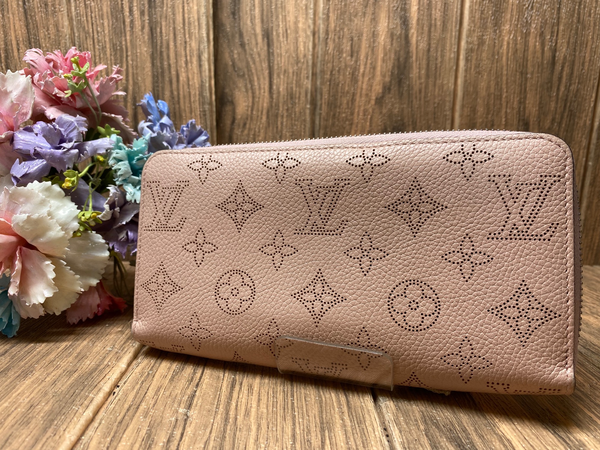 ルイヴィトン　折り財布　Ｌ字ジップ　トレゾール LOUIS VUITTON ルイヴィトン L字ファスナー二つ折り財布(小銭
