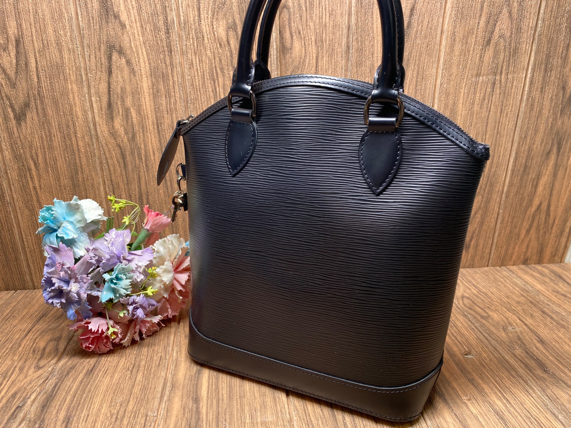 超極美品 ルイヴィトン M42292 ロックイット エピ ブラック ハンドバッグ 中古・古着通販】LOUIS VUITTON (ルイ ヴィトン) ハンドバッグ