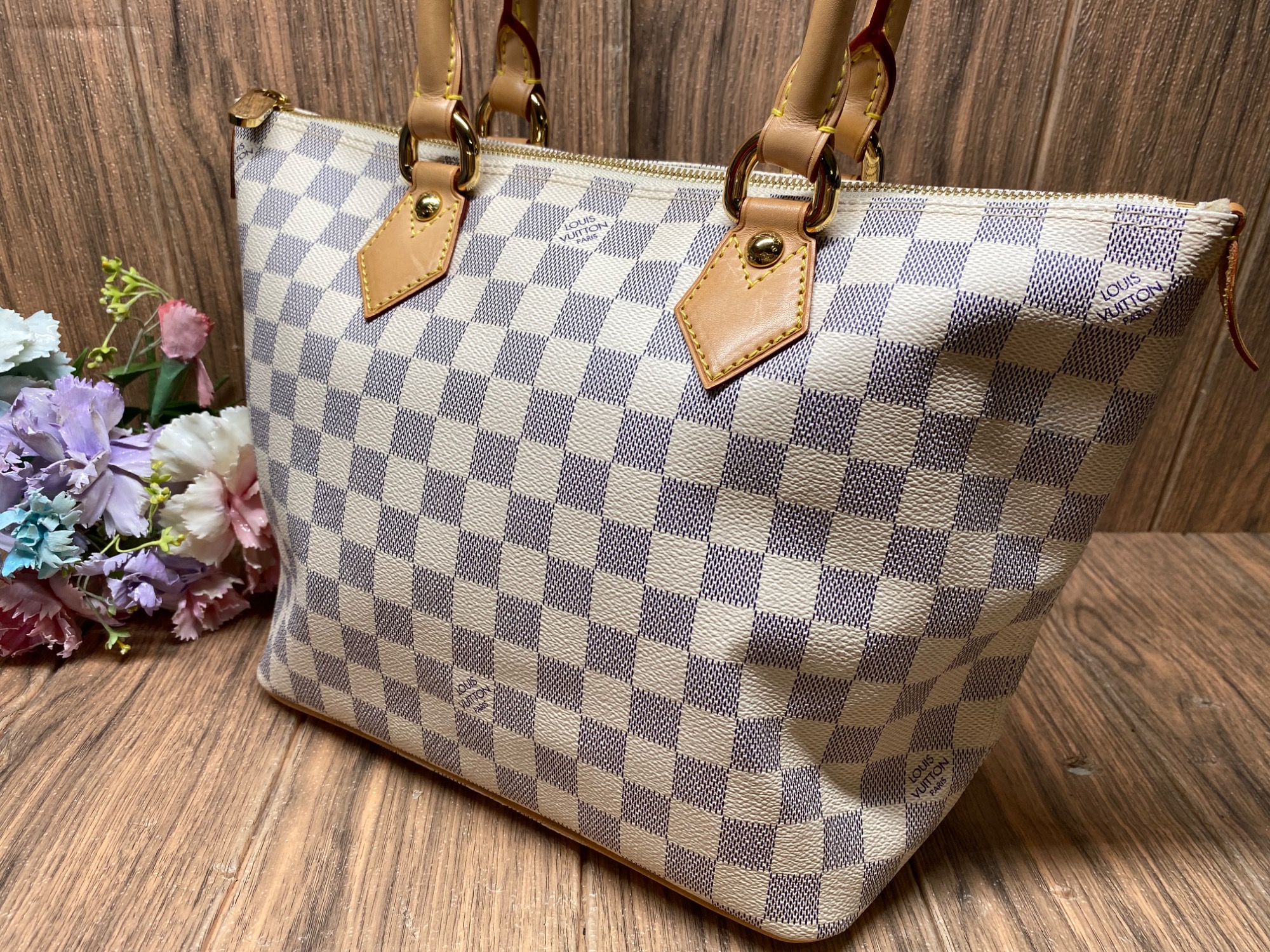 【最終値下】ルイ・ヴィトン バッグ（ダミエ　サレヤPM）アズール 買取強化中] LOUIS VUITTON(ルイ ヴィトン) サレヤPM ダミエ