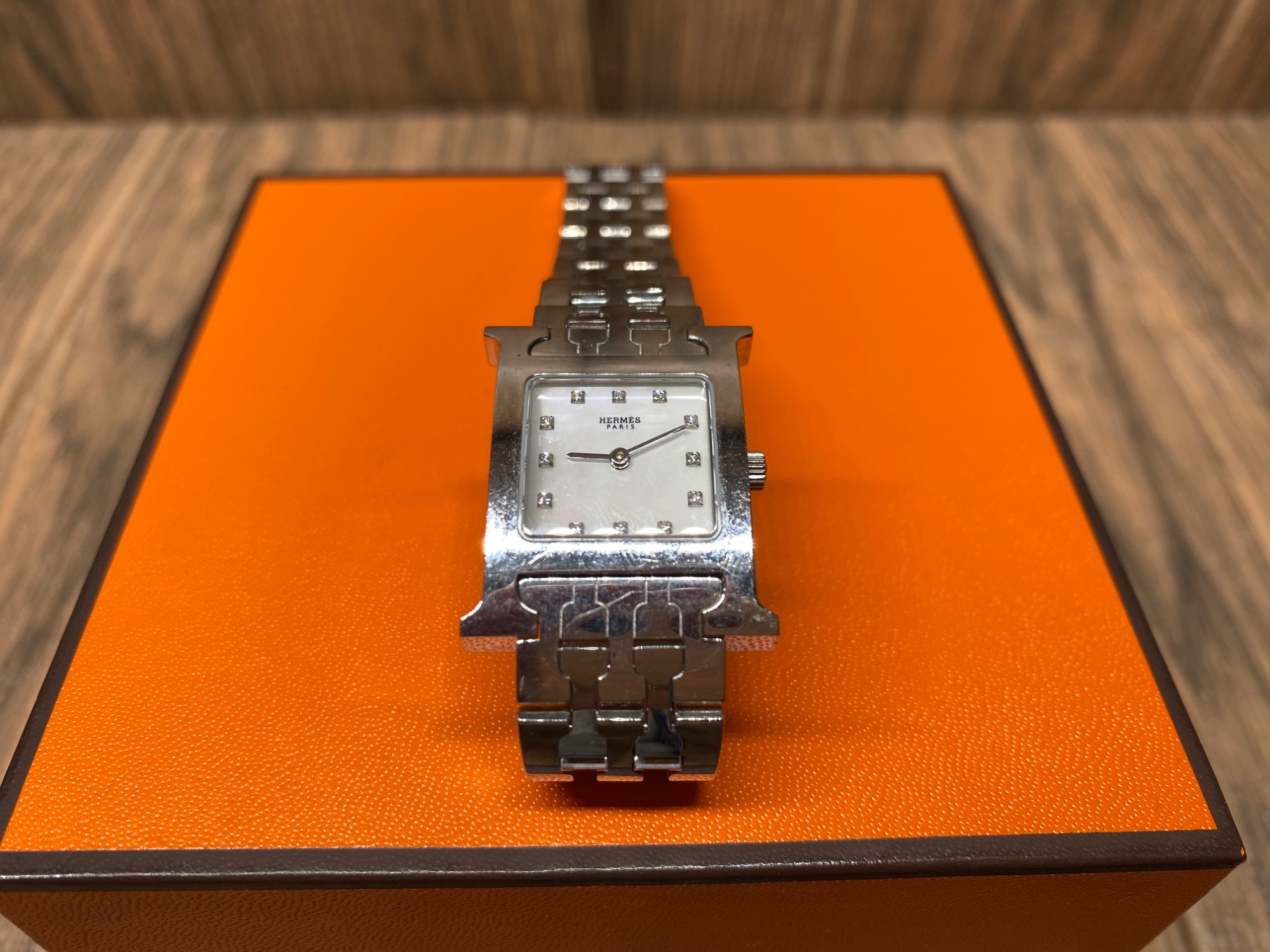 Hermes エルメス 腕時計 HERMES エルメス セリエ 腕時計 ステンレススチール