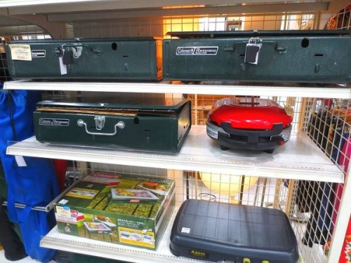 キャンプ用品のバーベキュー用品