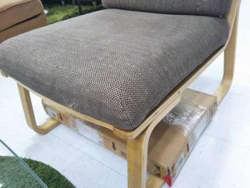 一人掛けソファーの無印良品