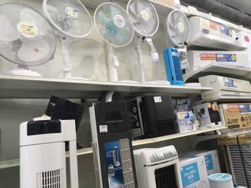 季節家電の扇風機