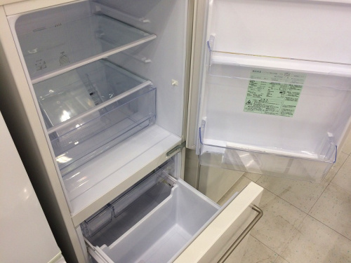 MUJIの2ドア冷蔵庫