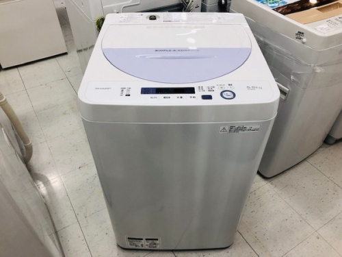 生活家電の洗濯機