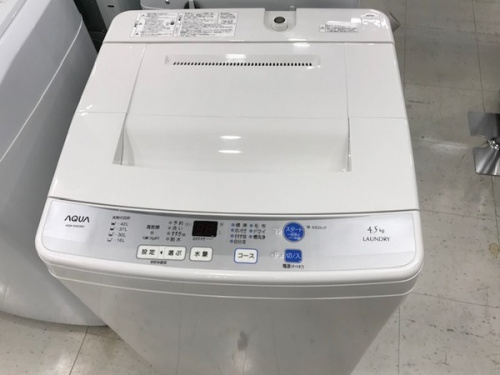 生活家電の洗濯機