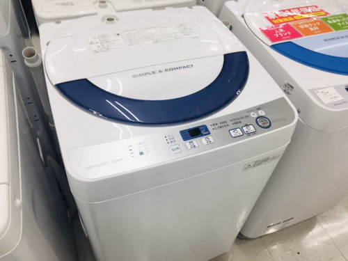 生活家電の洗濯機