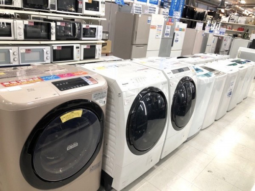 生活家電の洗濯機