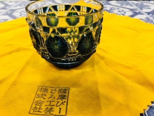 和食器の薩摩切子