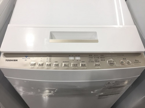 簡易乾燥機能付洗濯機のTOSHIBA