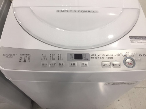 洗濯機の簡易乾燥機能付洗濯機