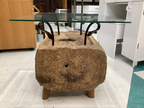 kaja(カジャ)の古木ガラステーブルを買取入荷致しました！【横浜青葉店