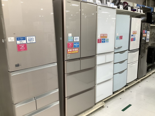 生活家電の冷蔵庫
