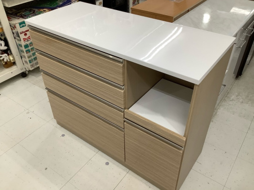 キッチン収納のキッチンカウンターブレックファースト120カウンターNA