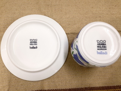 カップ&ソーサーのARABIA