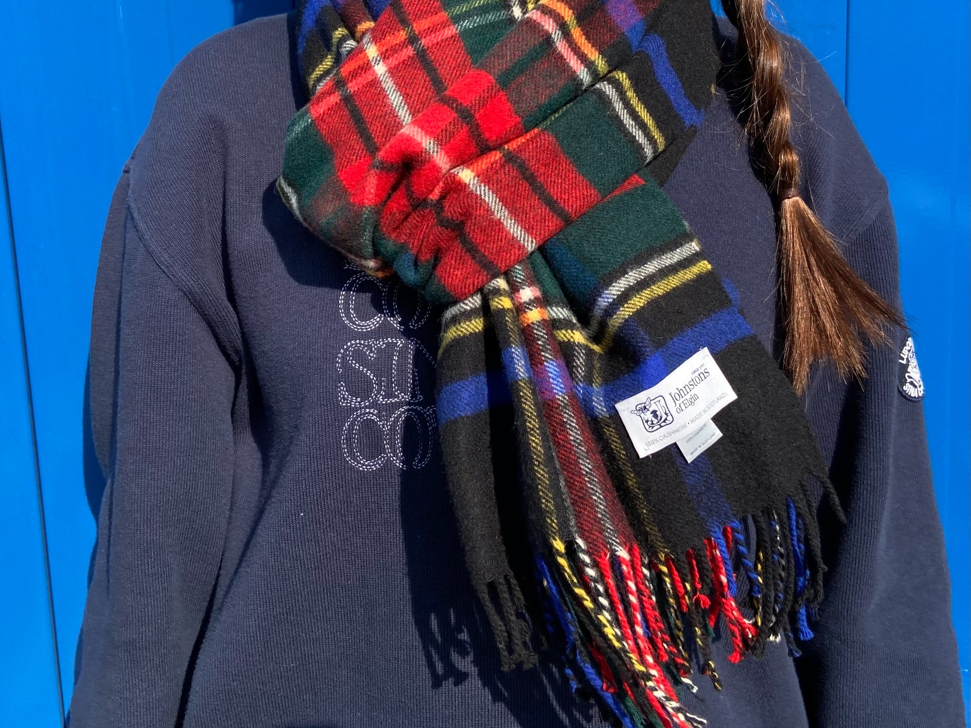 JOHNSTONS OF ELGIN／ジョンストンズ オブ エルガン】カシミヤストール